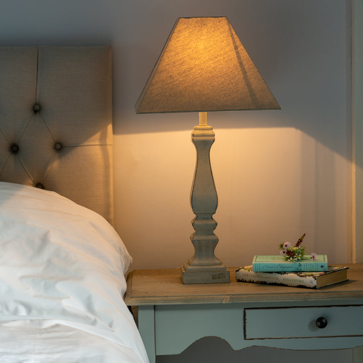 Sophia French Grey Table Lamp with Shade
