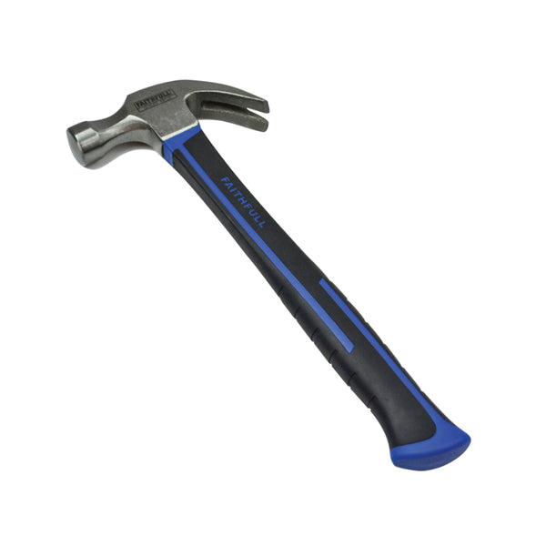 Faithfull 20 Oz Claw Hammer Fibreglass Handle