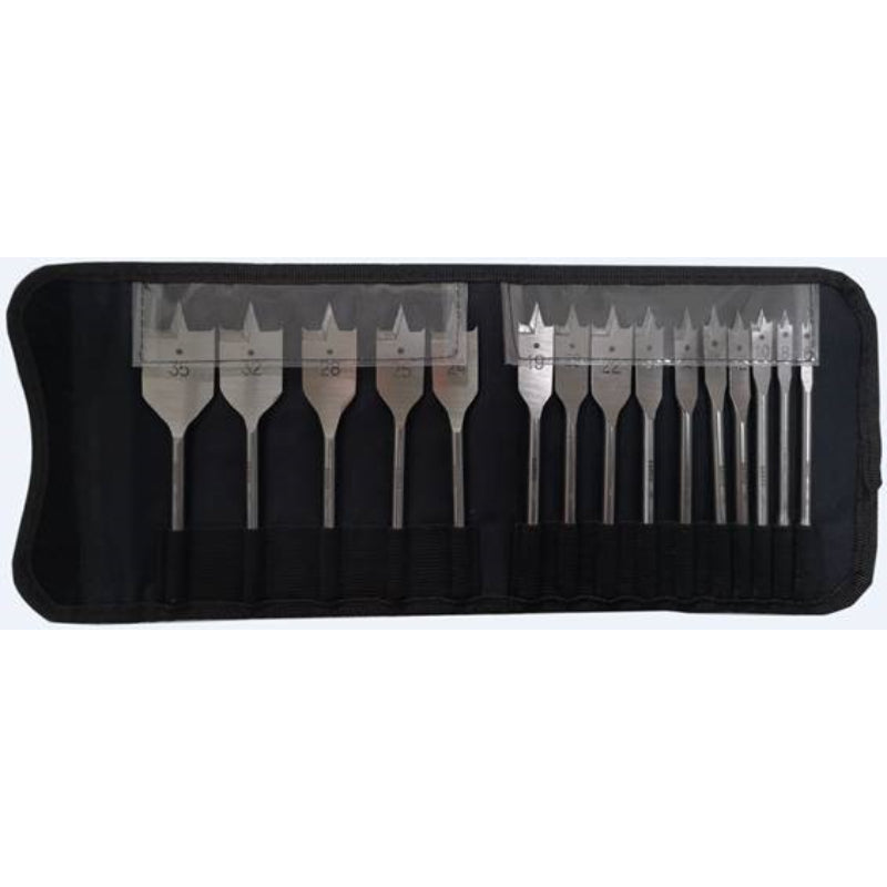 Bahco 15 Piece Flat Bit Set