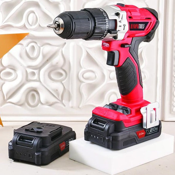 Olympia 20V Combi Drill with 2 X 2Ah Batteries and Soft Bag