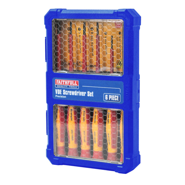 Faithfull 6 Piece VDE Precision Screwdriver Set