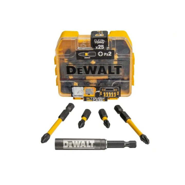 DEWALT Extreme PZ2 Impact Torsion Bits + Holder