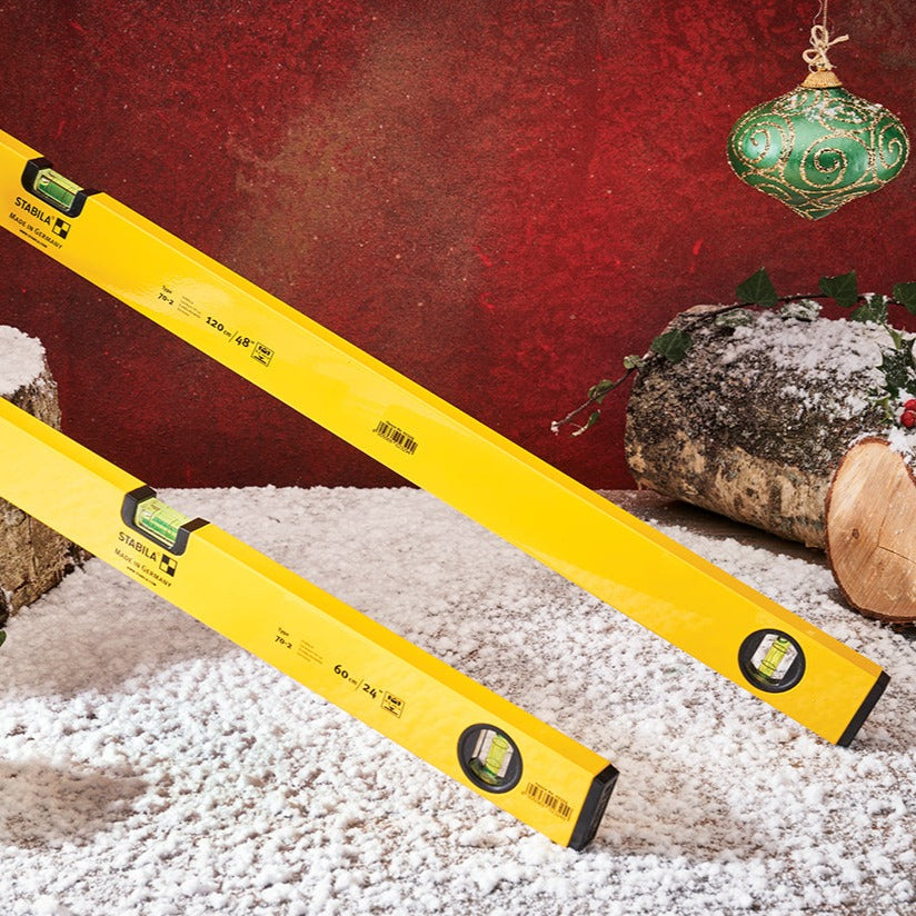 Stabila 70-2 Double Plumb Spirit Level Twin Pack