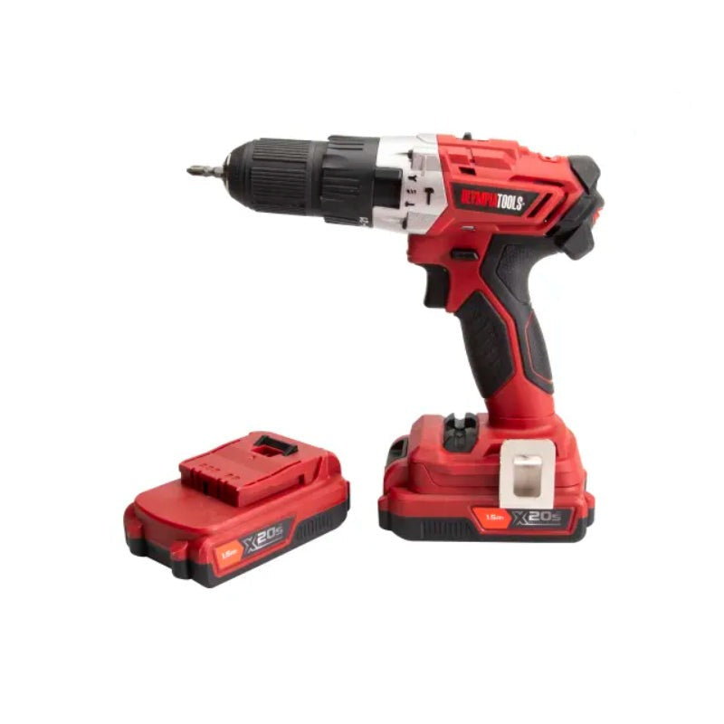 lympia Tools X20S Combi Drill Driver 20V 2 x 1.5Ah Li-ion