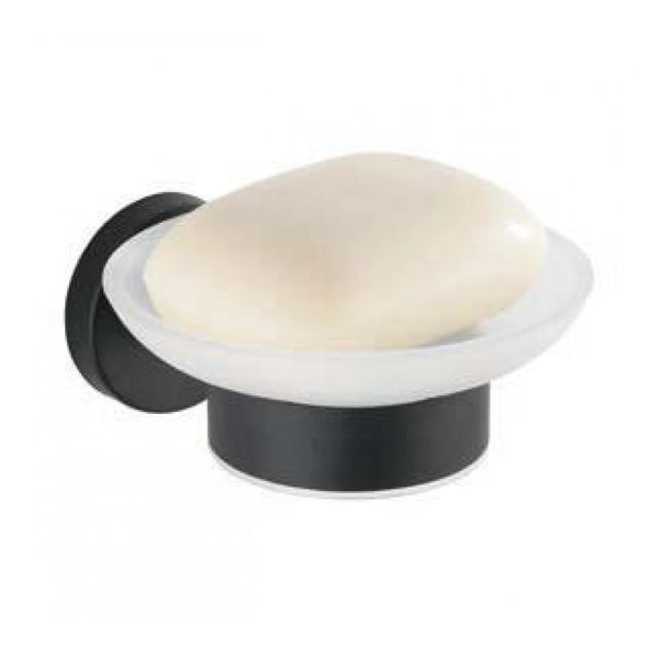 Wenko Bosio Matt Black Soap Holder