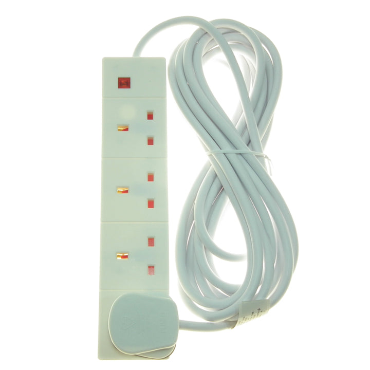 Powermaster 4 Gang 5 Metre 13 Amp Extension Lead