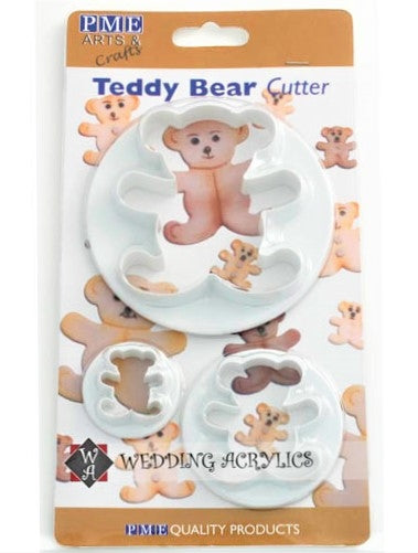 PME Teddy Bear Cutter set of 3