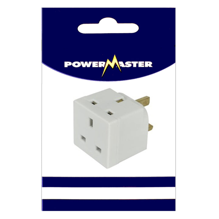 Powermaster Electrical 3 Way Fused Adaptor Plug