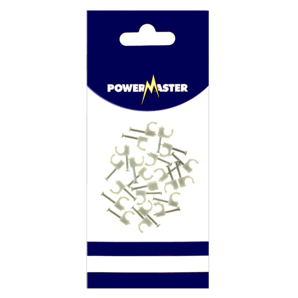 Powermaster Cable Clips 20 Piece 3mm