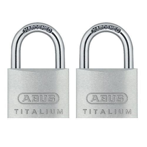 Twin Abus 20mm Titalium Padlock