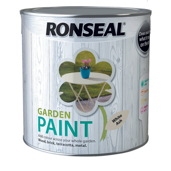Ronseal Garden Paint 2.5L White Ash