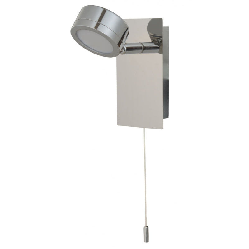 Aqua 1 Light Bathroom Wall Light Polished Chrome