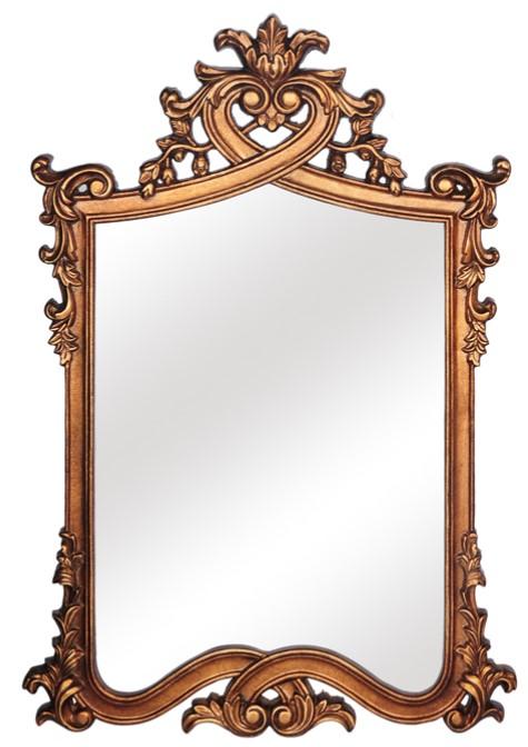 Avernes Decorative Gold Mirror