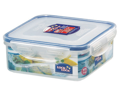 Lock & Lock 870ml Square Food Container