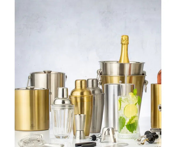 Barware 500ml Gold Cocktail Shaker Giftbox