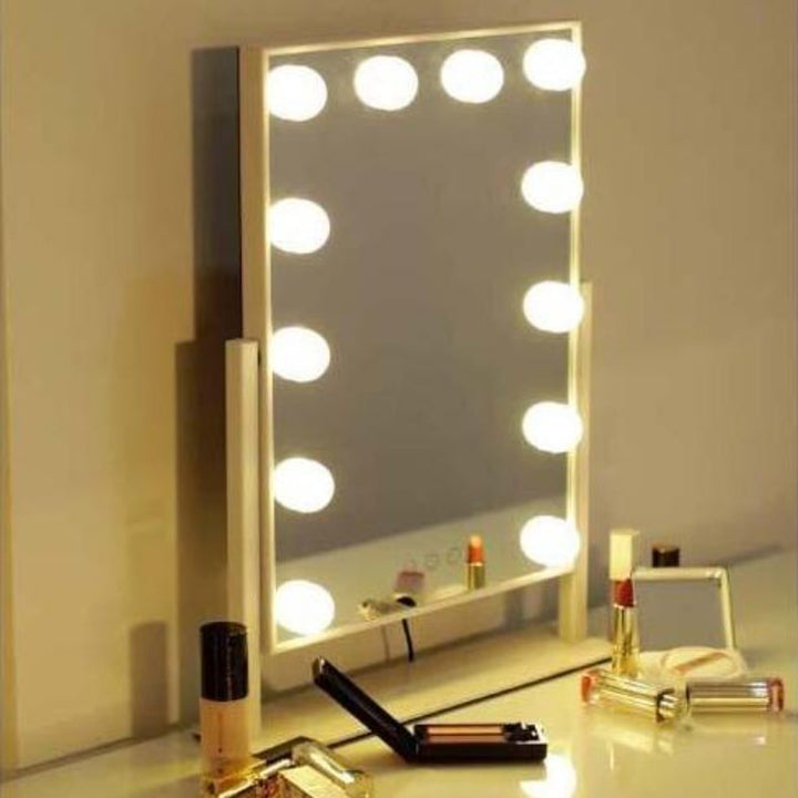 LED Pivot Hollywood Mirror