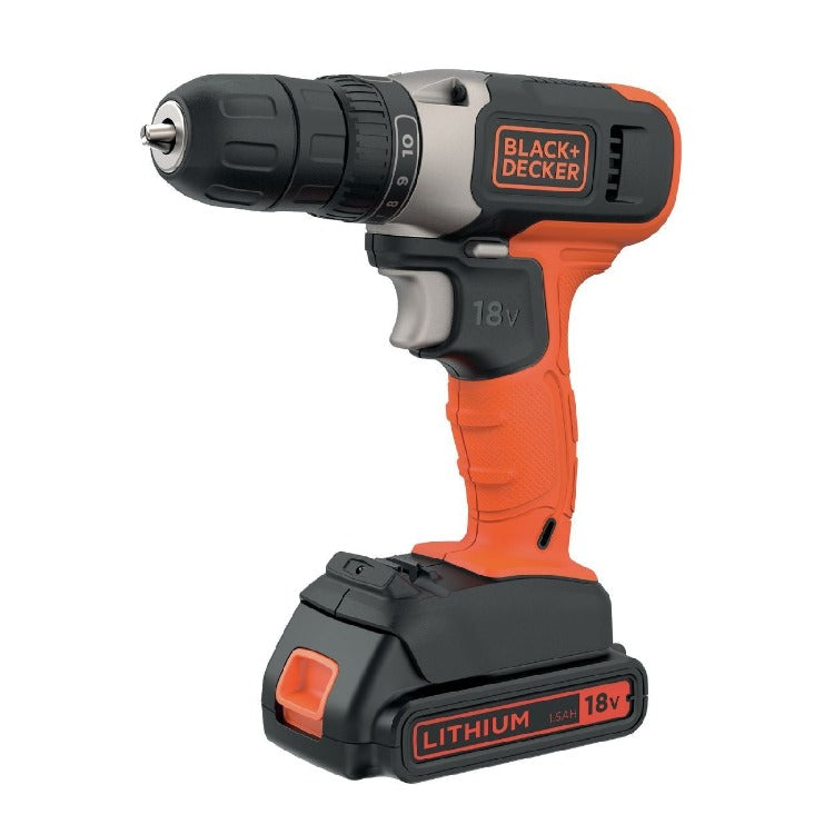 Black & Decker 18V Lithium Ion Drill Driver
