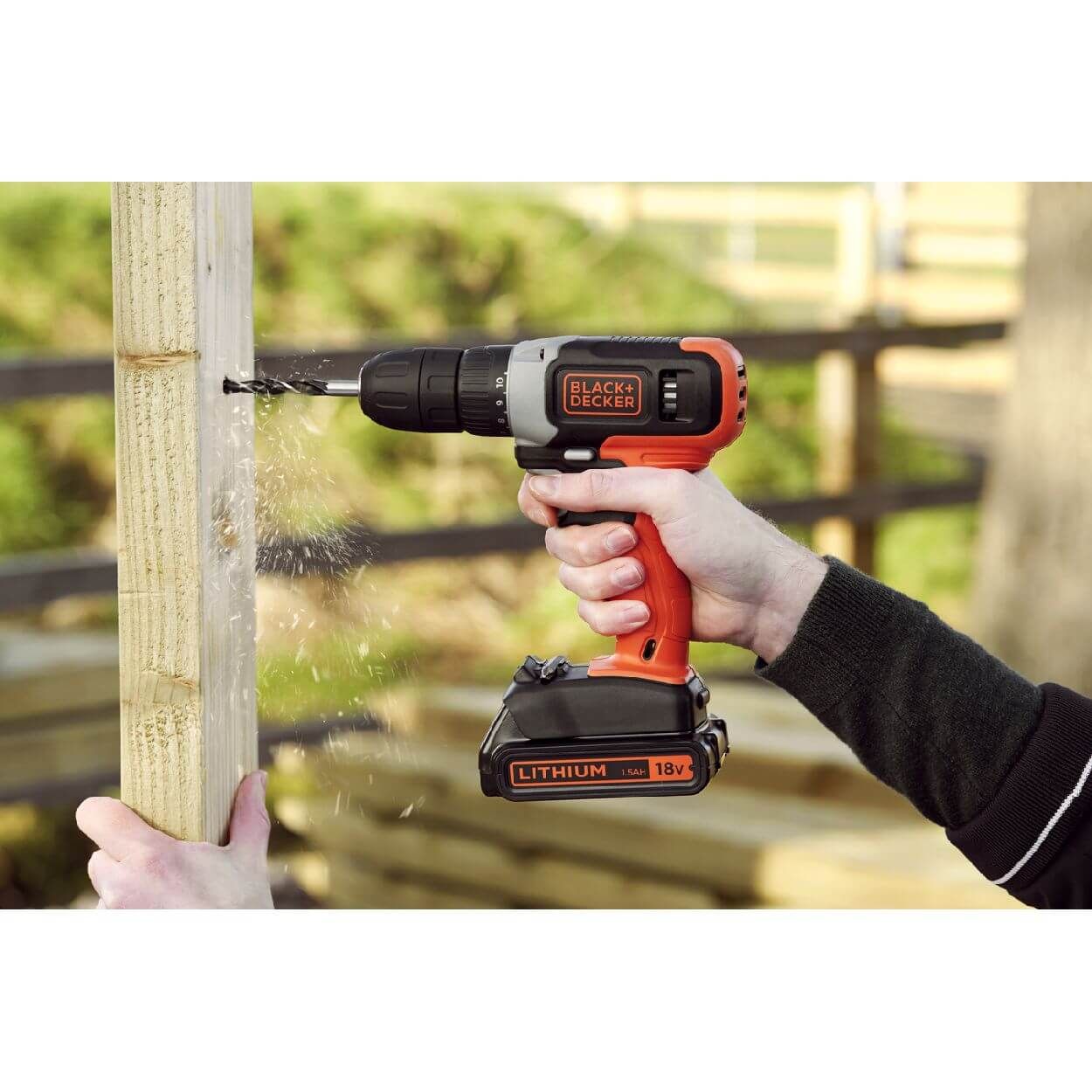 Black & Decker 18V Lithium Ion Drill Driver