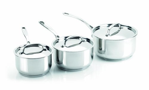 Viners Vision Cookware 3 Piece Saucepan Set