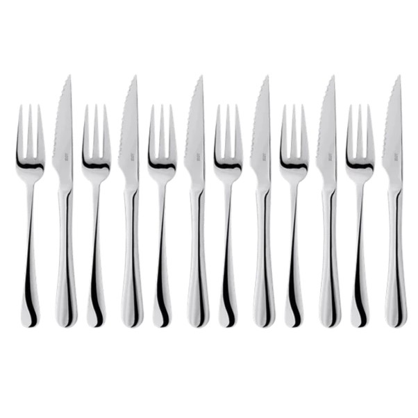 Windsor 12 Piece Steak Knife & Fork Set