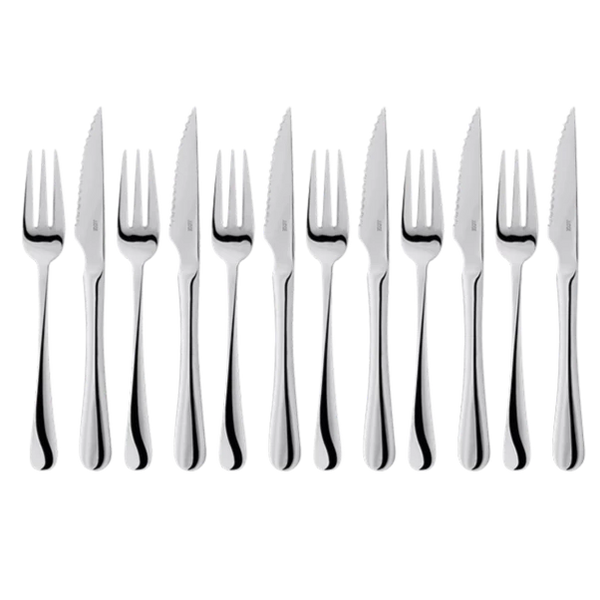 Windsor 12 Piece Steak Knife & Fork Set