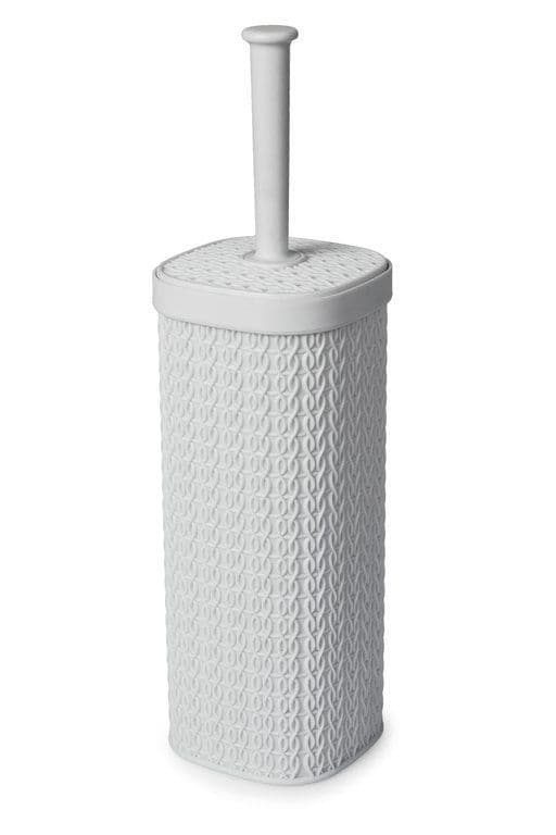 Blue Canyon Lace Design Toilet Brush - White
