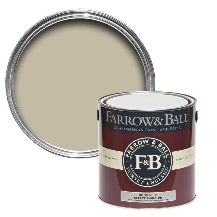 5L Modern Emulsion Bone No.15 Farrow & Ball Paint Colour