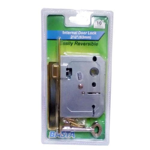 BASTA 63 MM INTERNAL SASH LOCK BRASS