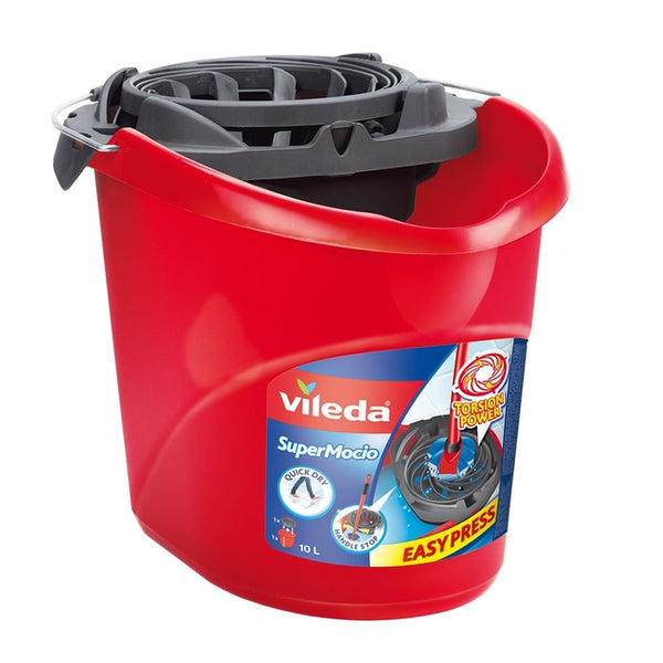 Vileda SuperMocio 10Ltr Red Mop Bucket