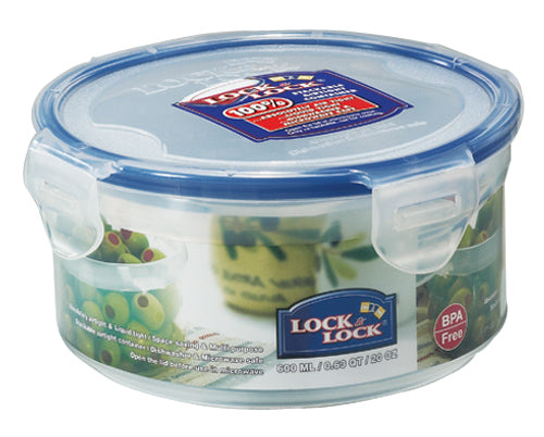 Lock & Lock 600ml Round Food Storage Container
