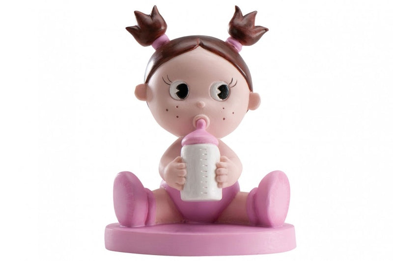 Baby Girl Christening Cake Topper