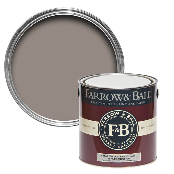 750ml Full Gloss Charleston Gray No.243 Farrow & Ball Paint Colour
