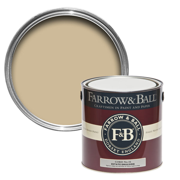 2.5L Full Gloss Cord No.16 Farrow & Ball Paint Colour