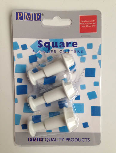 PME Square Plunger Cutter set of 3