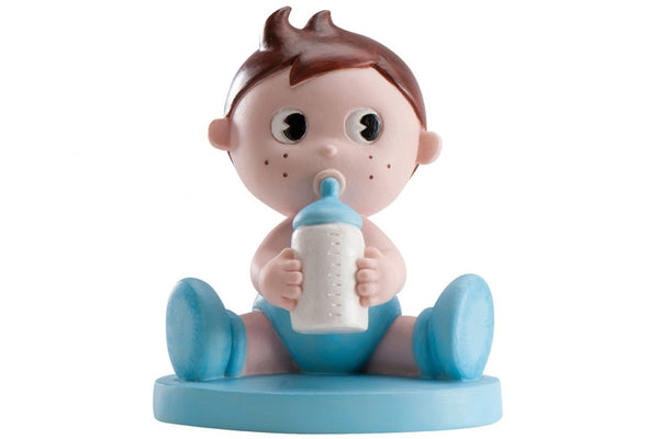 Baby Boy Christening Cake Topper