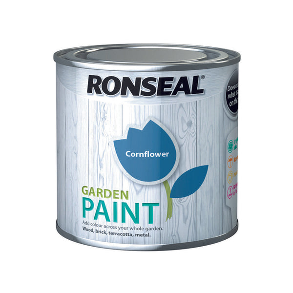 Ronseal Garden Paint 250ml Cornflower