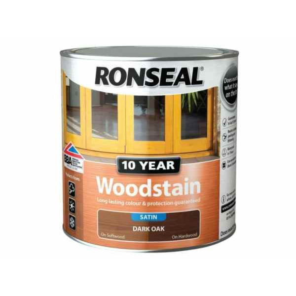 Ronseal 10 Year Woodstain - Dark Oak