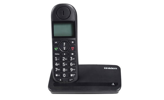 Uniden AT4102 Black Single Dect W/ Caller ID & Speaker-Phone