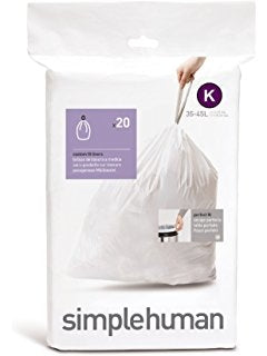 Simplehuman Custom Fit Bin Liners Code (K)