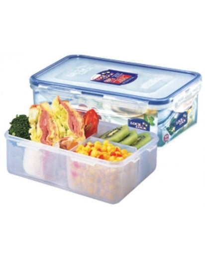 Lock & Lock 1Ltr Rectangular Food Container with Divider