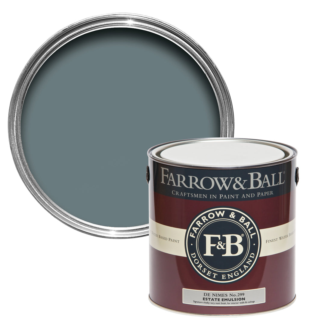5L Modern Emulsion De Nimes No.299 Farrow & Ball Paint Colour