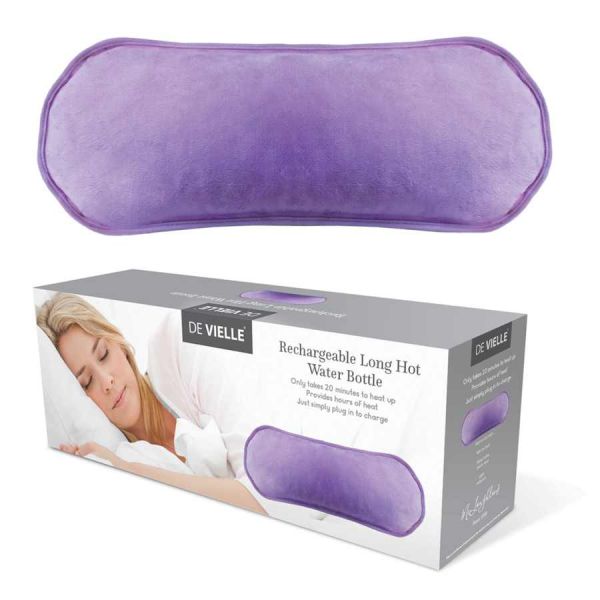 De Vielle Long Electric Rechargeable Hot Water Bottle