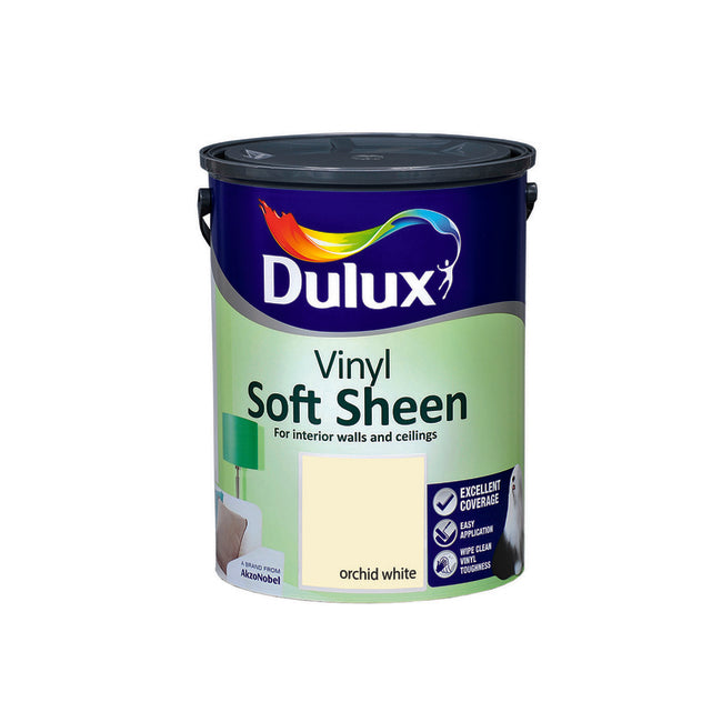 Dulux Vinyl Soft Sheen Orchid White 5L
