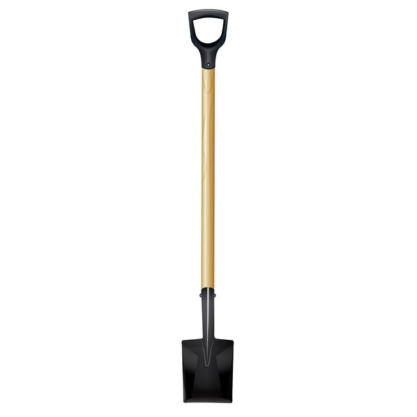 Buildworx Spade With Plastic Y Grip
