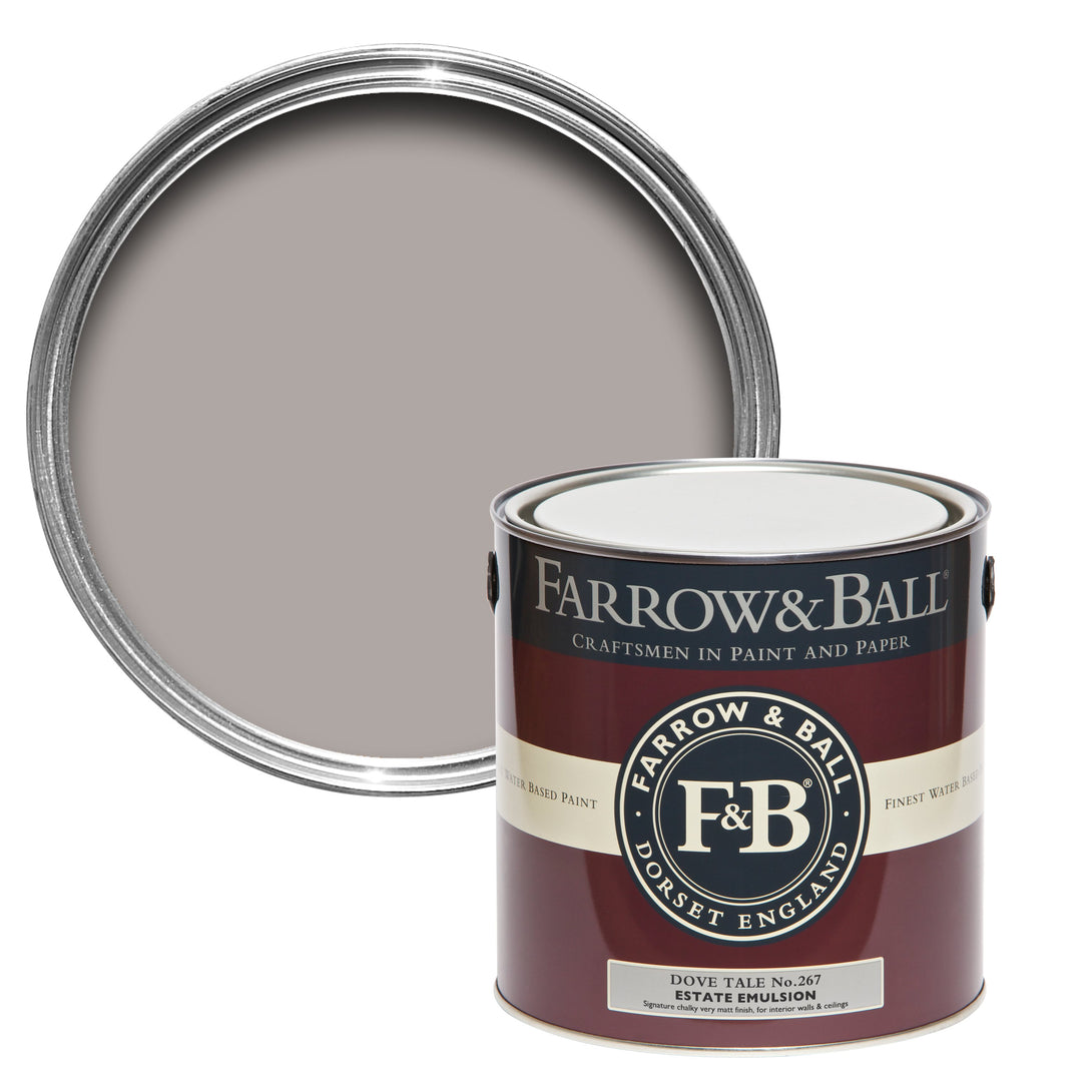 750ml Estate Eggshell Dove Tale No.267 Farrow & Ball Paint Colour