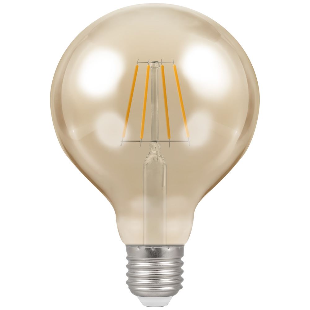 LED Globe G95 Filament Antique • Dimmable