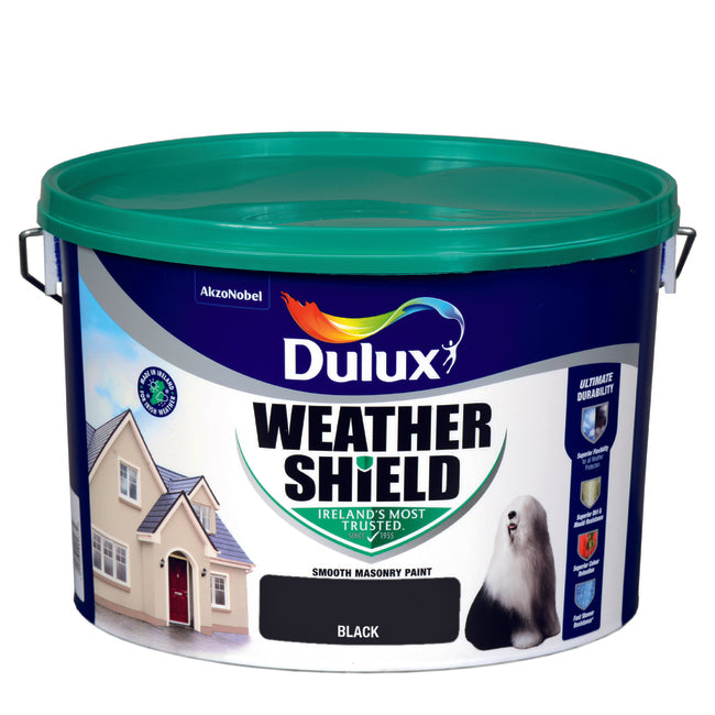 Dulux Weathershield Black 10L