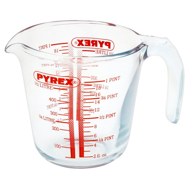 Pyrex Classic Glass 500ml Litre Dry Measuring Jug