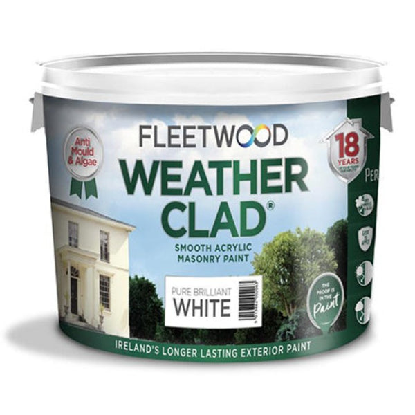 Fleetwood Weatherclad Pure Brilliant White 10L
