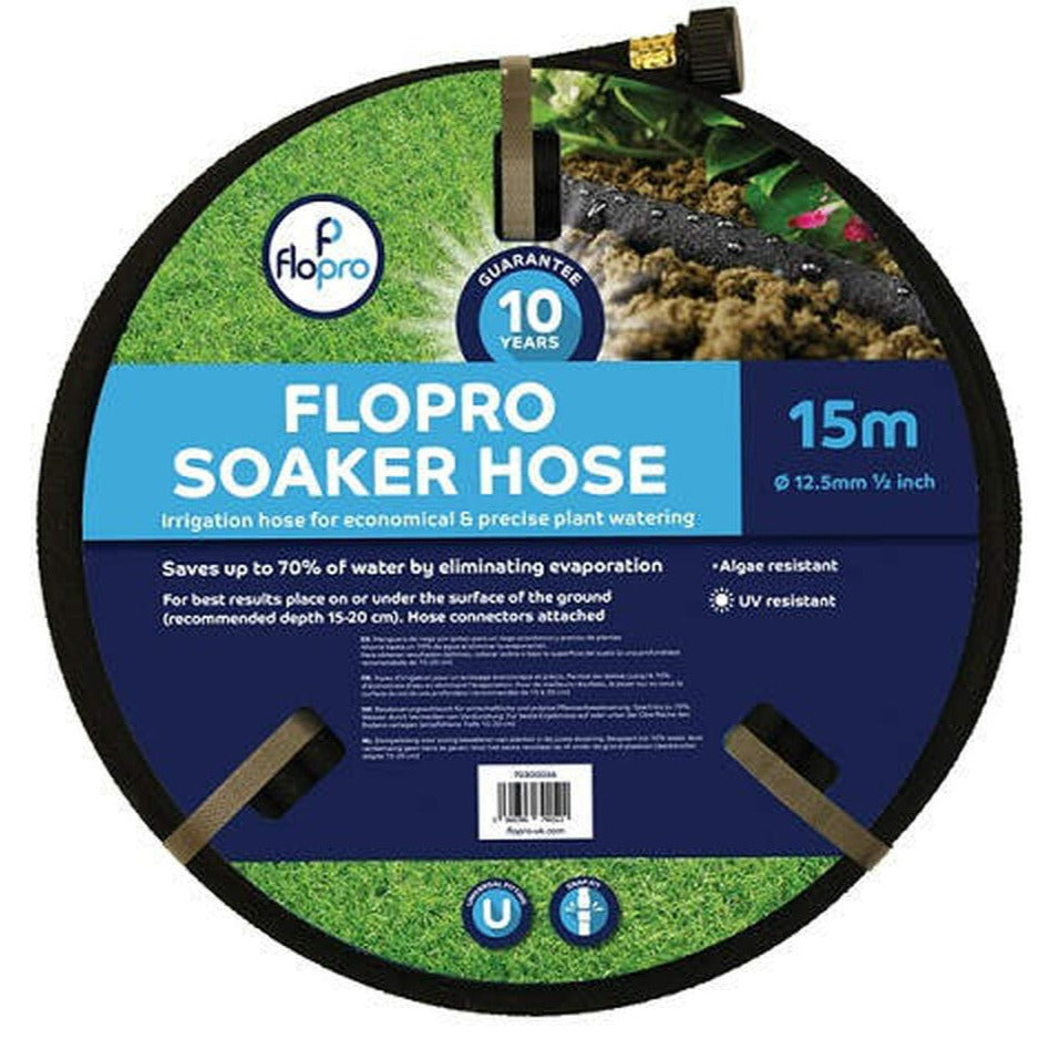 Flopro Soaker Garden Hose 15m